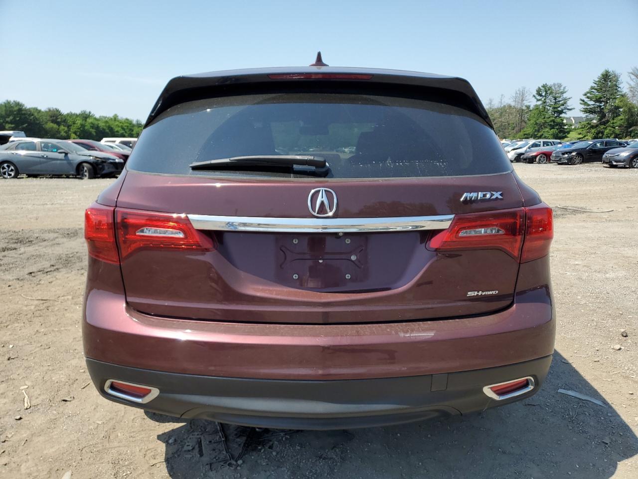 2014 Acura Mdx Technology VIN: 5FRYD4H48EB033048 Lot: 62376795