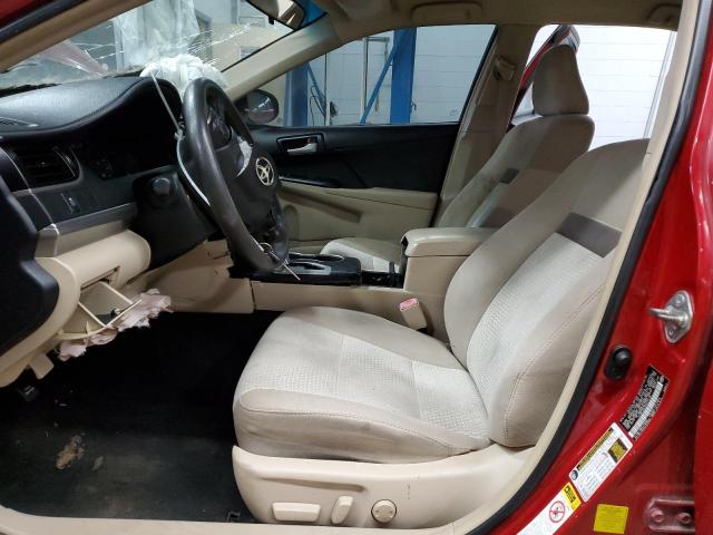 Sedans TOYOTA CAMRY 2014 Czerwony