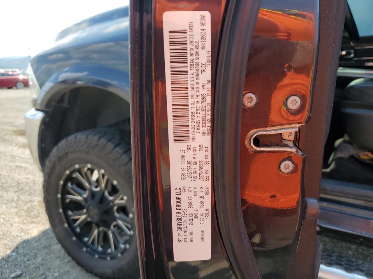 2014 Ram 3500 Laramie VIN: 3C63R3JL3EG176905 Lot: 61256125