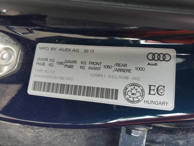 2017 AUDI A3 PREMIUM