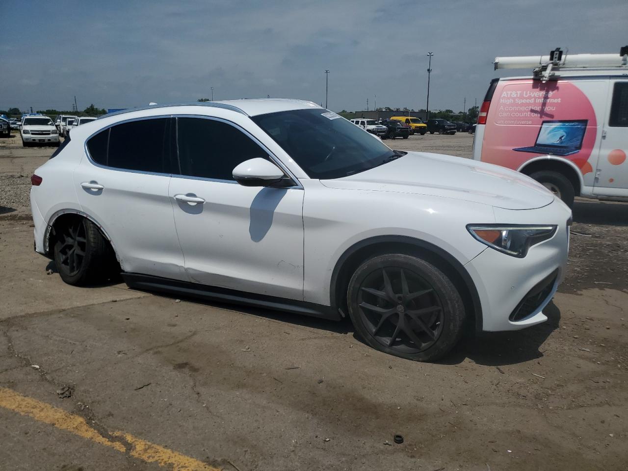 2018 Alfa Romeo Stelvio Ti VIN: ZASFAKBN3J7B78884 Lot: 62222635