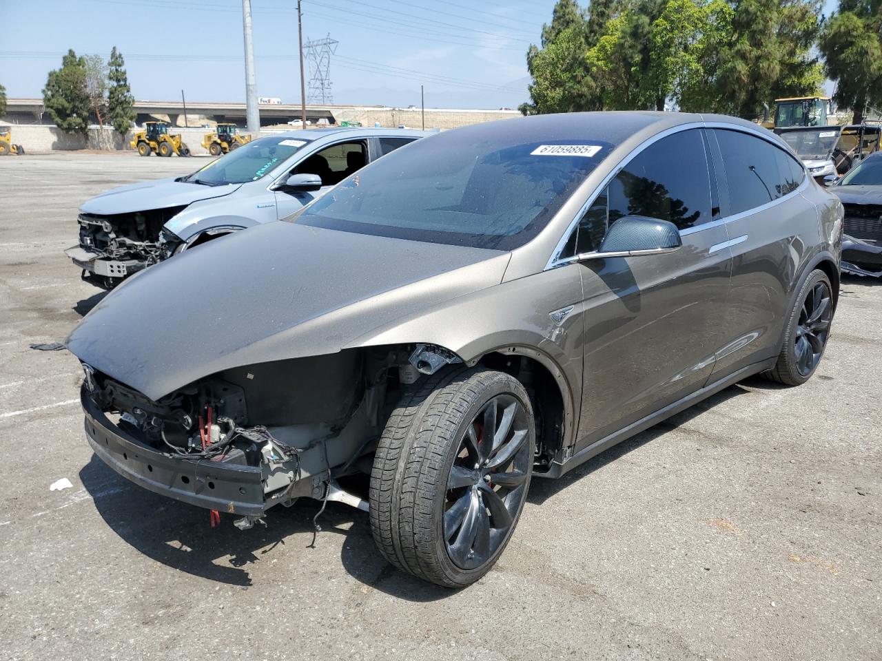 2016 Tesla Model X na sprzedaż w Rancho Cucamonga, CA - Front End