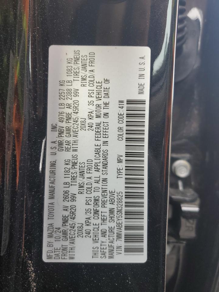 2025 Mazda Cx-50 Premium Plus VIN: 7MMVABEY5SN328825 Lot: 60077975