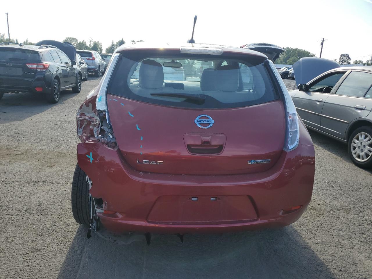 2012 Nissan Leaf Sv VIN: JN1AZ0CP1CT019648 Lot: 60969015