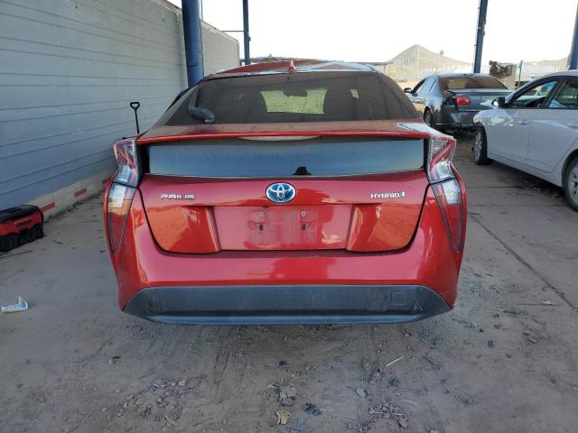  TOYOTA PRIUS 2017 Czerwony