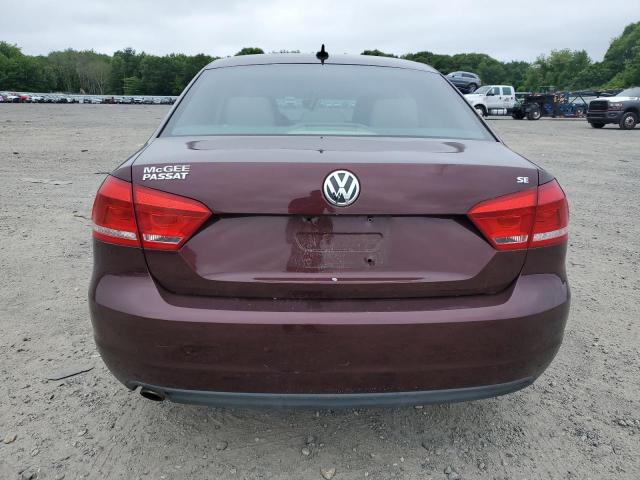 Sedans VOLKSWAGEN PASSAT 2013 Burgundy