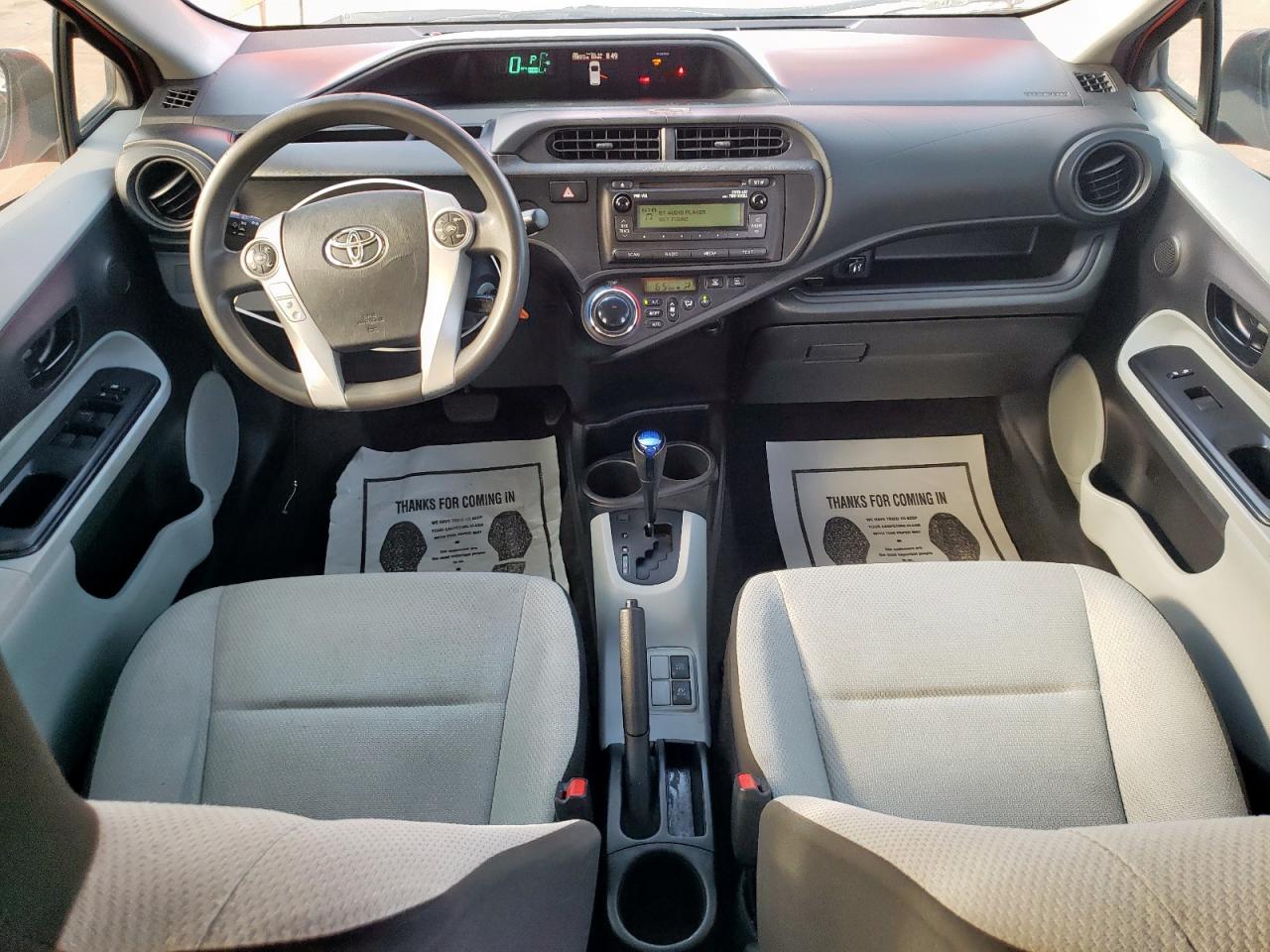 2012 Toyota Prius C VIN: JTDKDTB36C1021505 Lot: 62361605