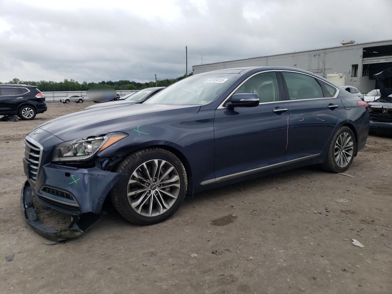 2015 Hyundai Genesis 3.8L للبيع في Fredericksburg، VA - Front End