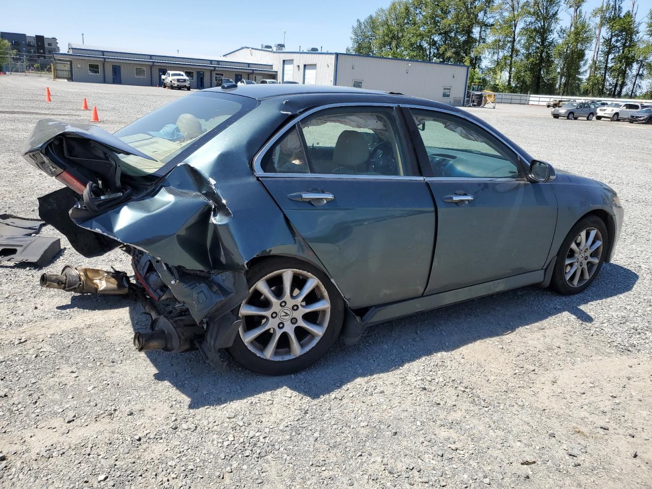 2007 Acura Tsx green null gas JH4CL96917C004600 photo #4