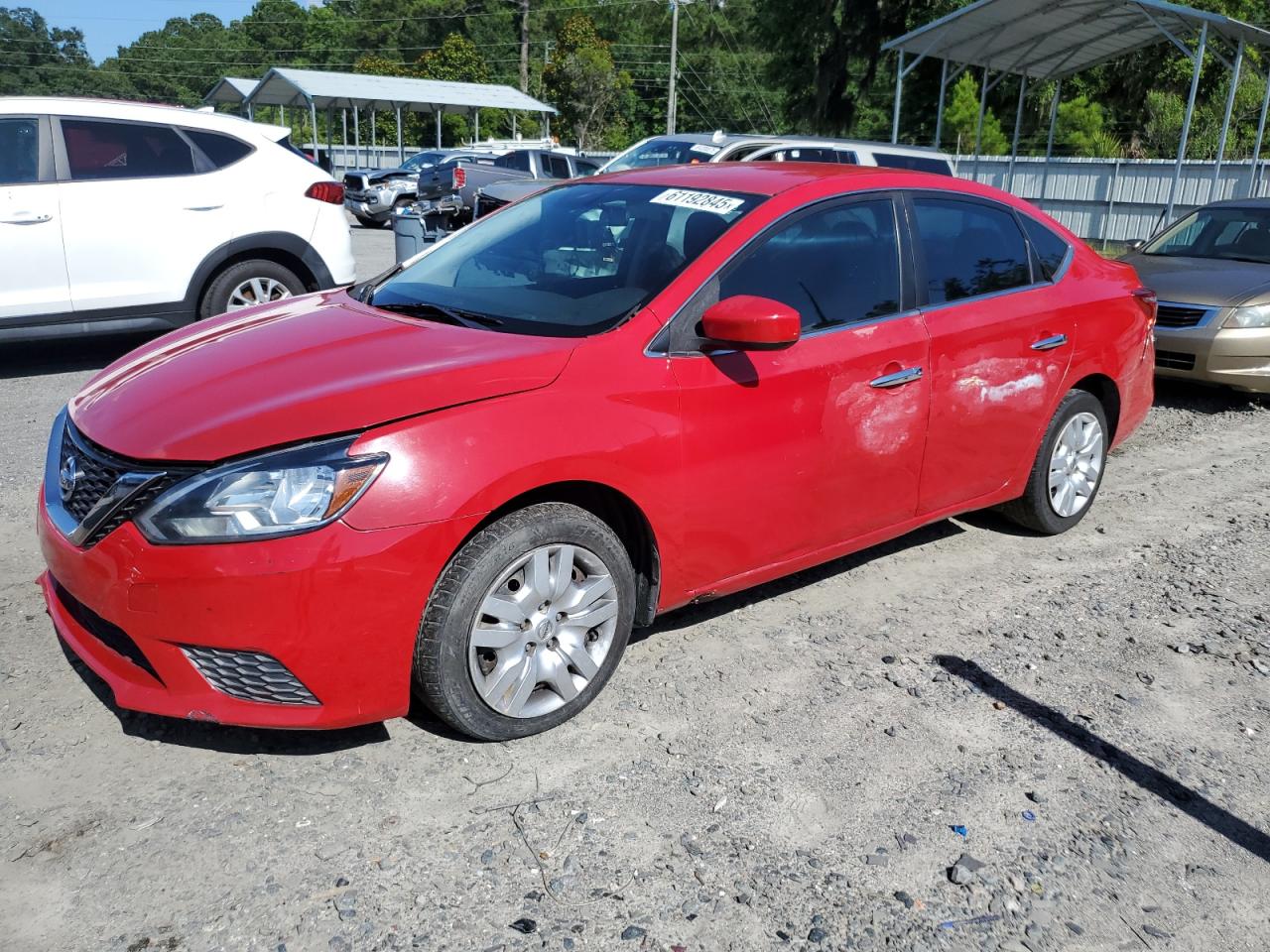 2017 Nissan Sentra S للبيع في Savannah، GA - Minor Dent/Scratches