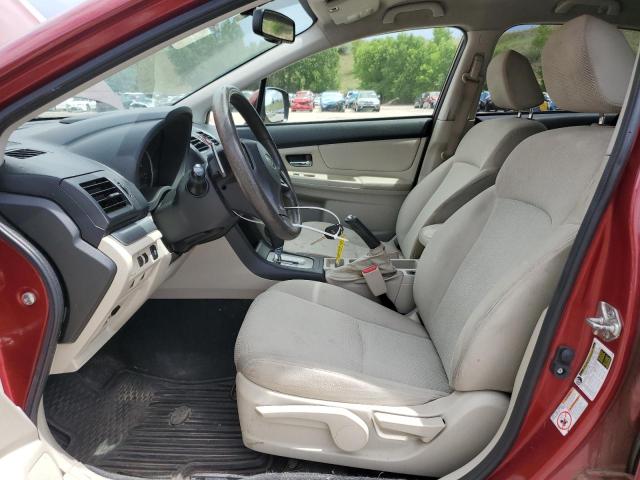 Parquets SUBARU XV 2013 Czerwony