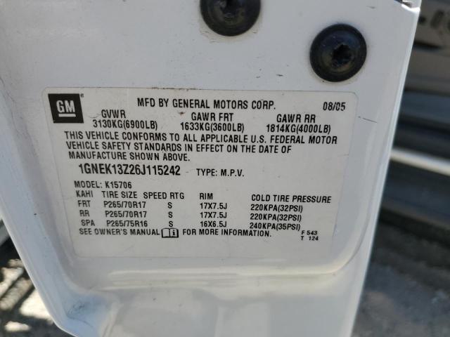 2006 CHEVROLET TAHOE K1500  