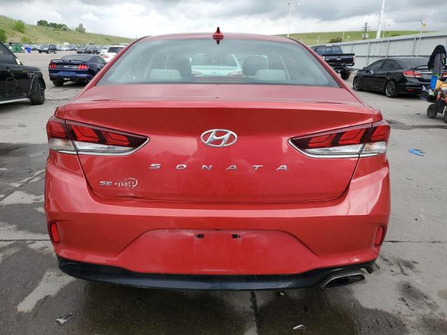  HYUNDAI SONATA 2018 Czerwony