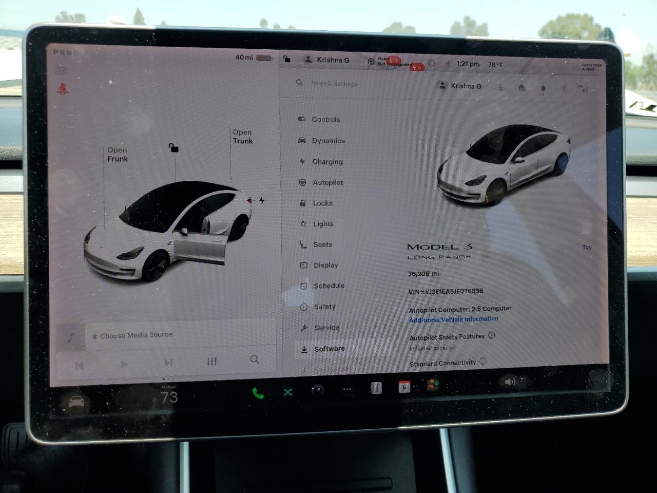 2018 Tesla Model 3 VIN: 5YJ3E1EA5JF076838 Lot: 59990675