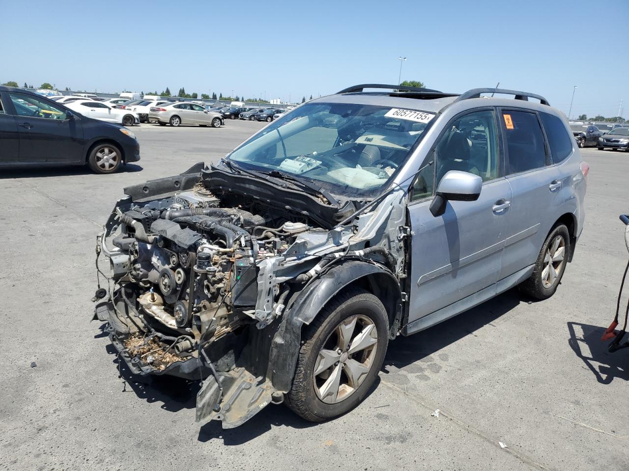 2014 Subaru Forester 2.5I Limited продається в Sacramento, CA - Front End