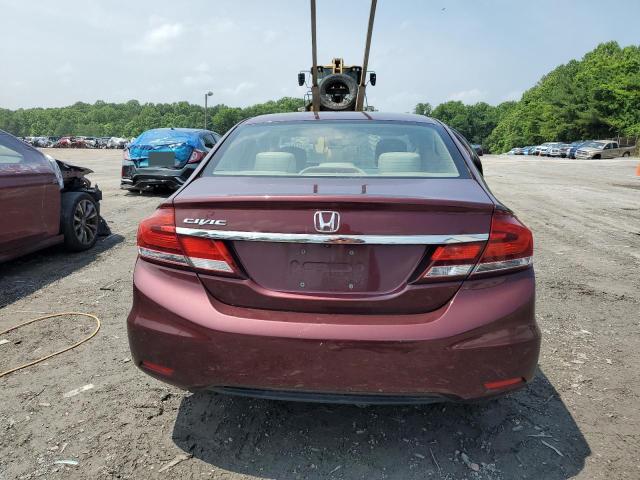  HONDA CIVIC 2014 Burgundy