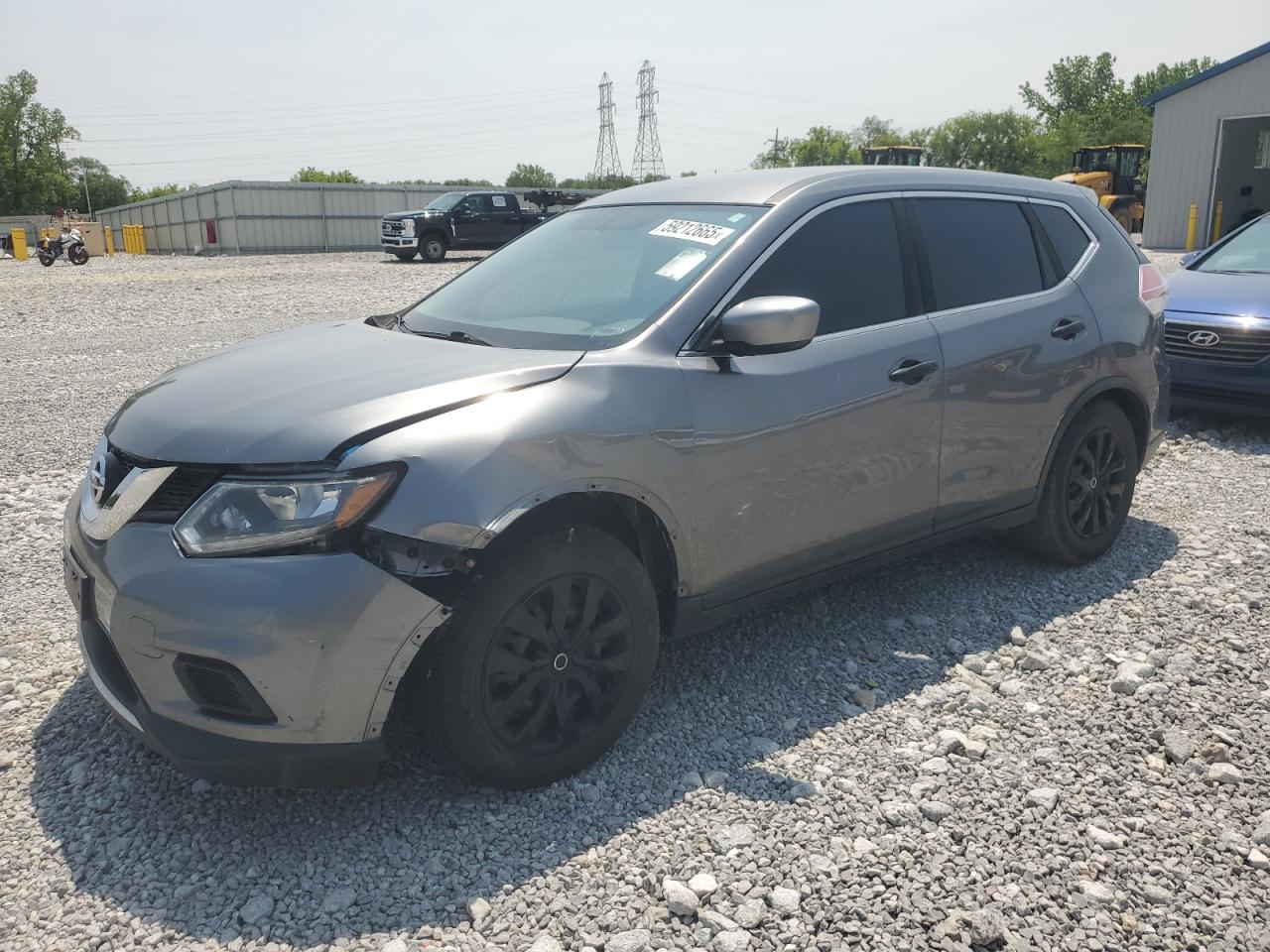 2016 Nissan Rogue S იყიდება Barberton-ში, OH - Front End