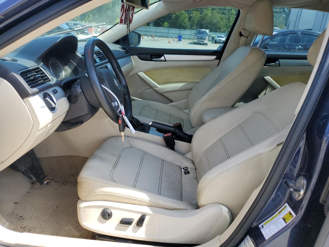 2013 Volkswagen Passat Se VIN: 1VWBH7A3XDC126287 Lot: 60860985