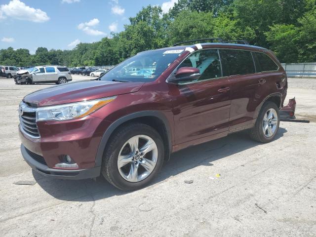  TOYOTA HIGHLANDER 2016 Burgundy