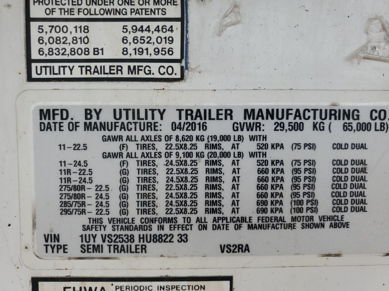UTILITY ALL Models 2018 VIN 1UYVS2538HU882233 фото 10
