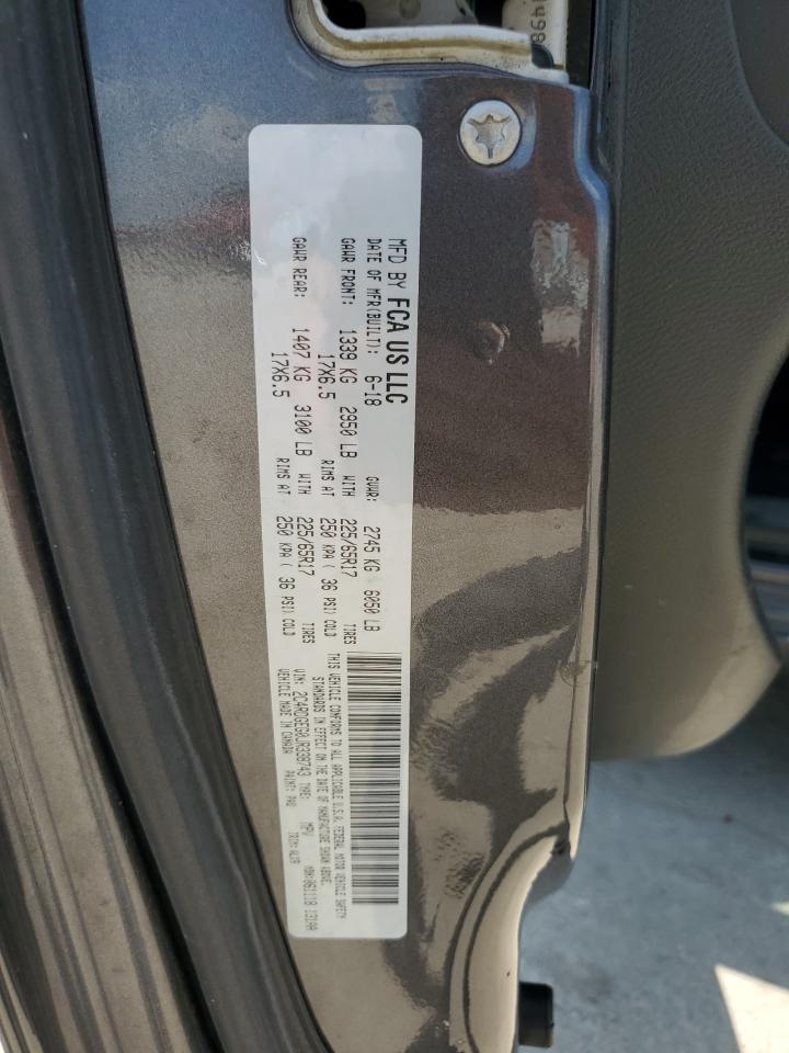 2018 Dodge Grand Caravan Gt VIN: 2C4RDGEG0JR338743 Lot: 58943995