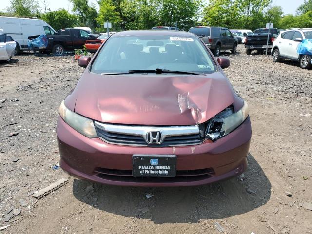  HONDA CIVIC 2012 Burgundy