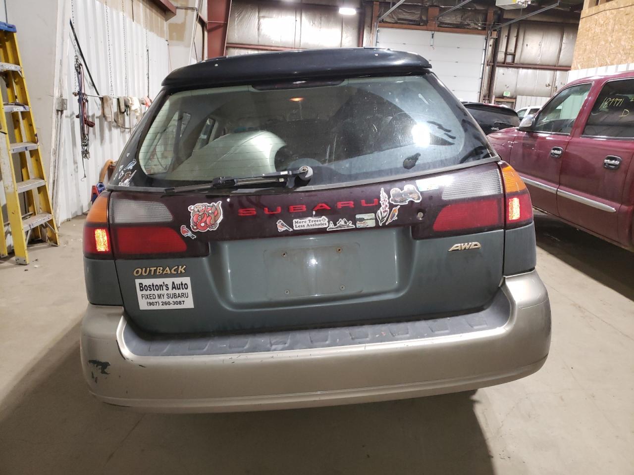 2001 Subaru Legacy Outback Awp VIN: 4S3BH675217630665 Lot: 61638275
