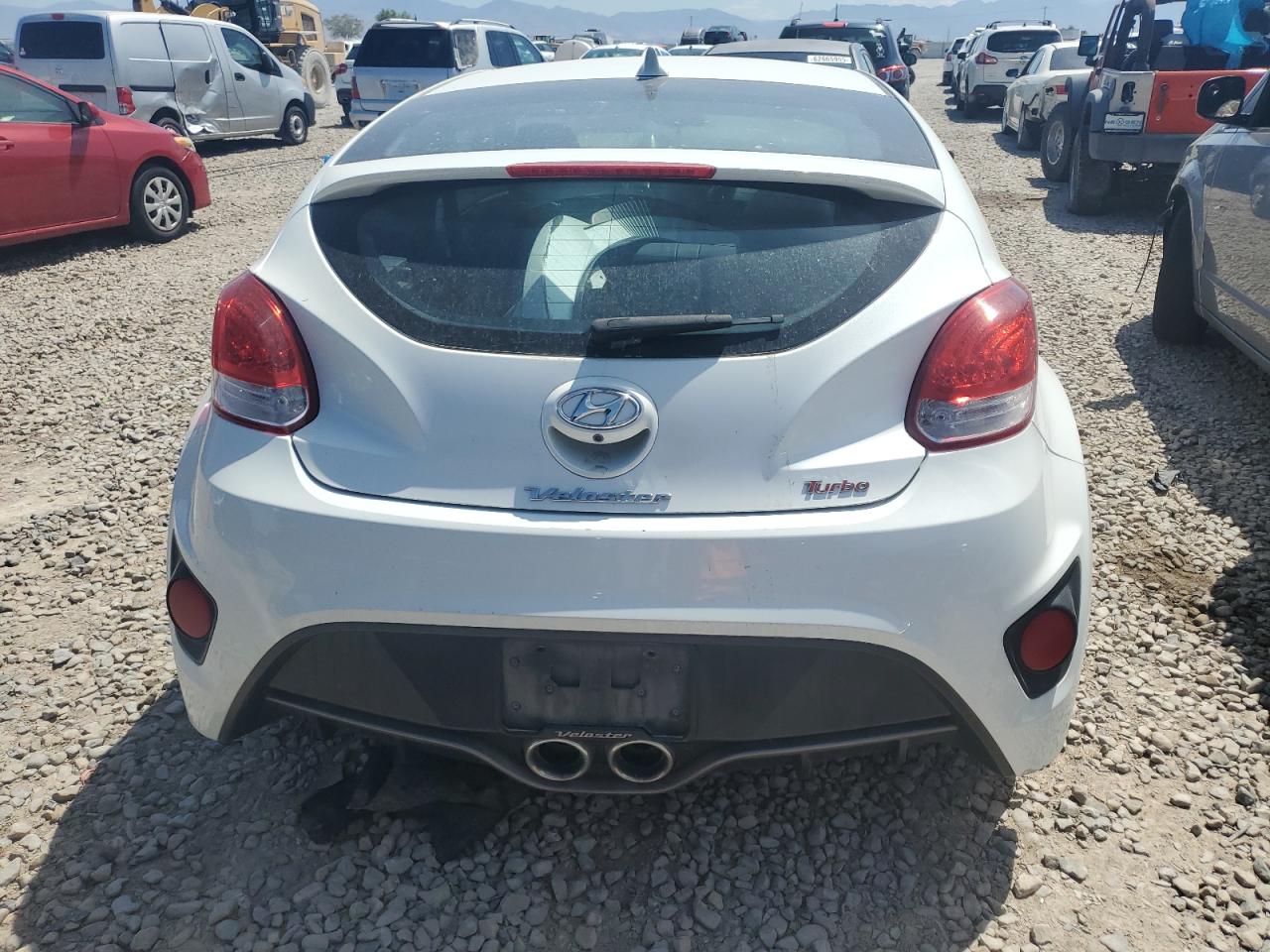2016 Hyundai Veloster Turbo VIN: KMHTC6AE9GU262762 Lot: 62023555