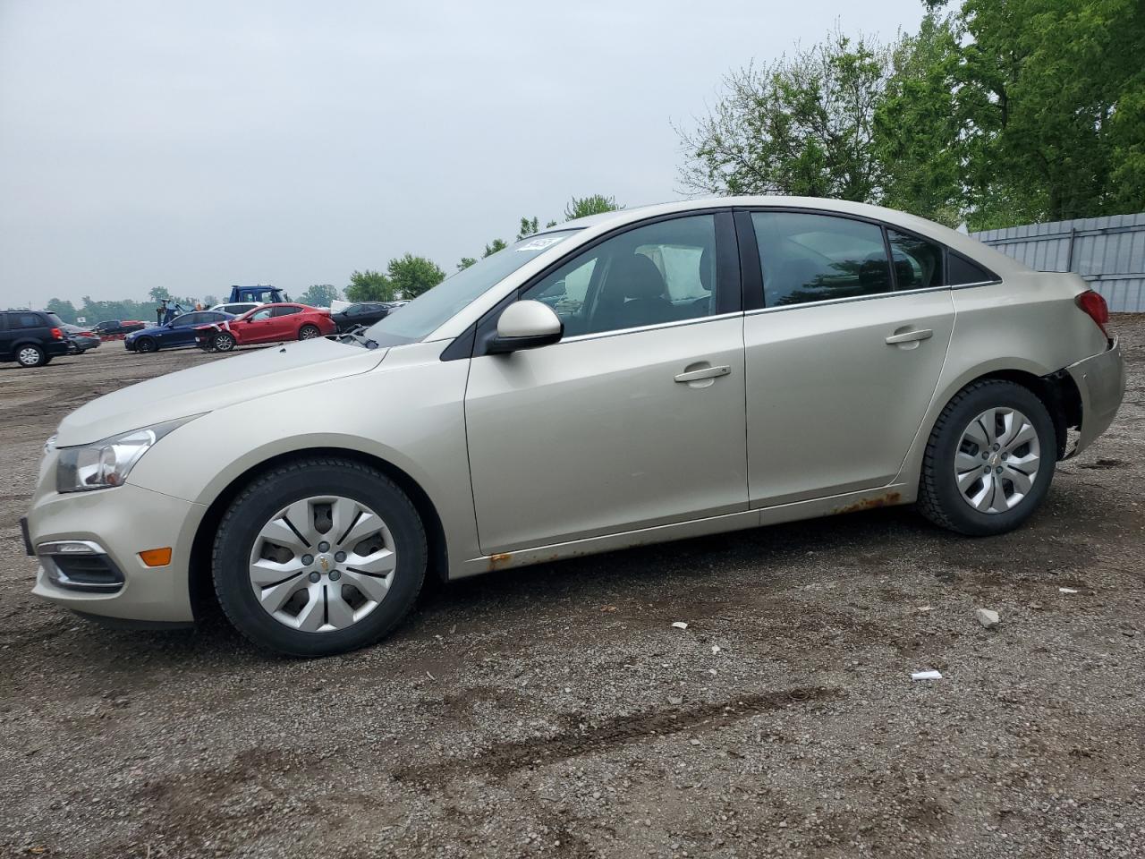 2015 Chevrolet Cruze Lt beige sedan gas 1G1PC5SB3F7118991 photo #1