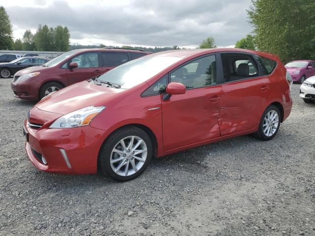 Crossovers TOYOTA PRIUS 2014 Czerwony