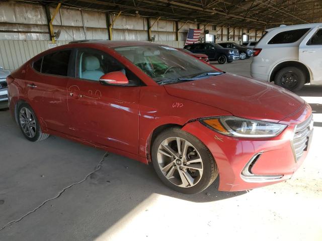 HYUNDAI ELANTRA 2017 Czerwony