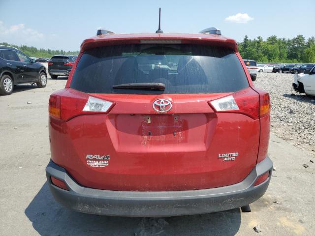  TOYOTA RAV4 2014 Красный