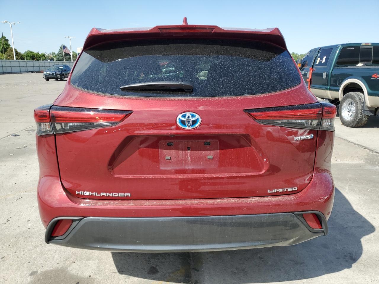 2022 Toyota Highlander Hybrid Limited VIN: 5TDXBRCH9NS555080 Lot: 61753235