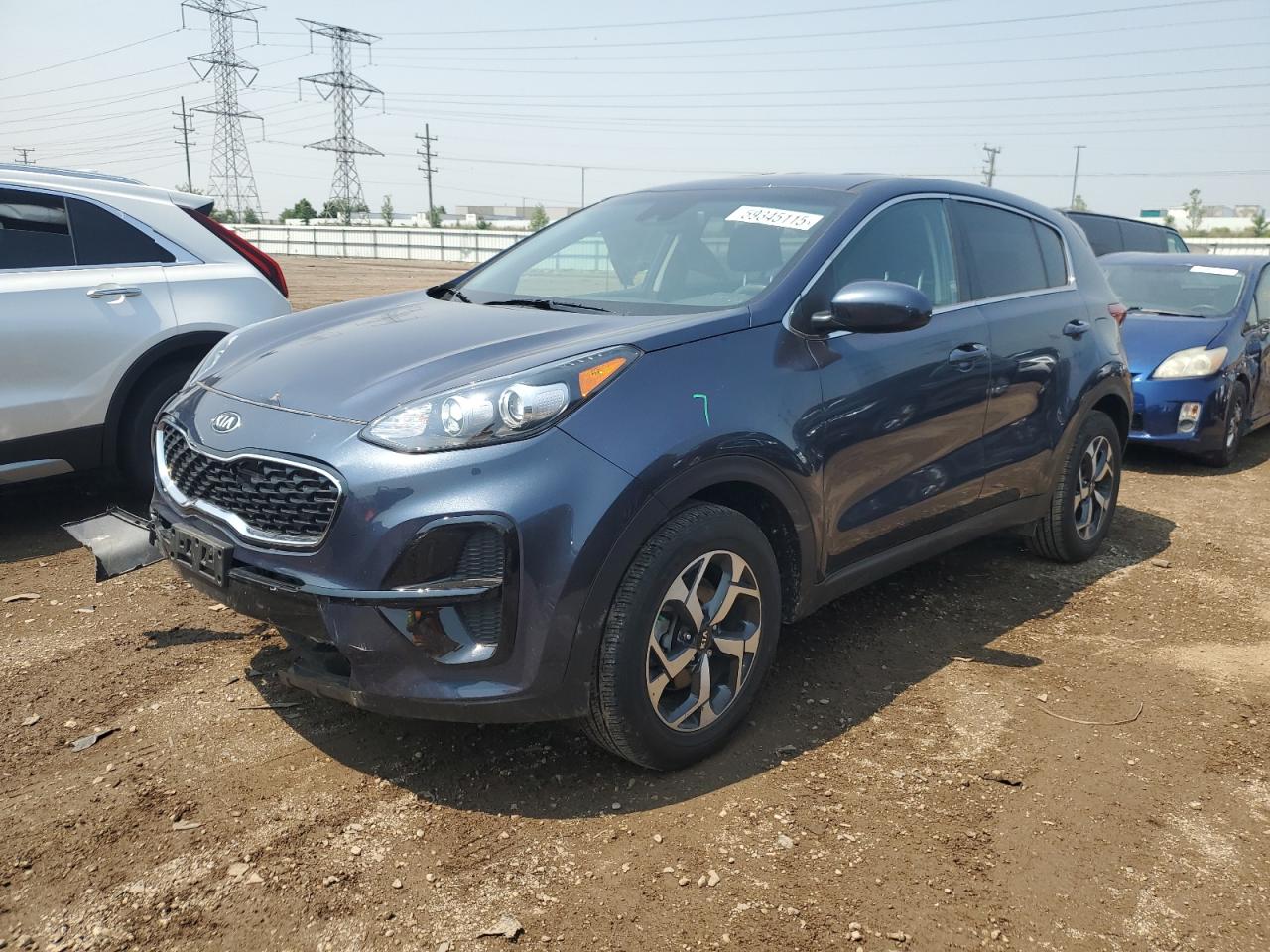 2021 Kia Sportage Lx للبيع في Elgin، IL - Front End