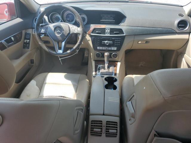 Sedans MERCEDES-BENZ C-CLASS 2014 Czerwony