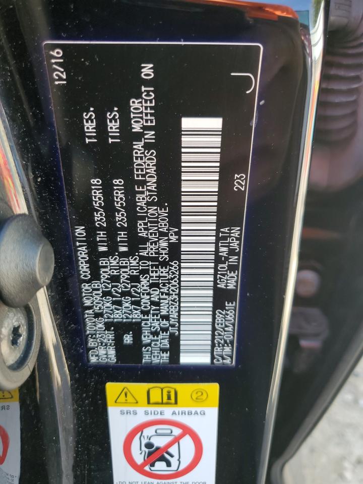 2017 Lexus Nx 200T Base VIN: JTJYARBZ3H2063266 Lot: 59545945