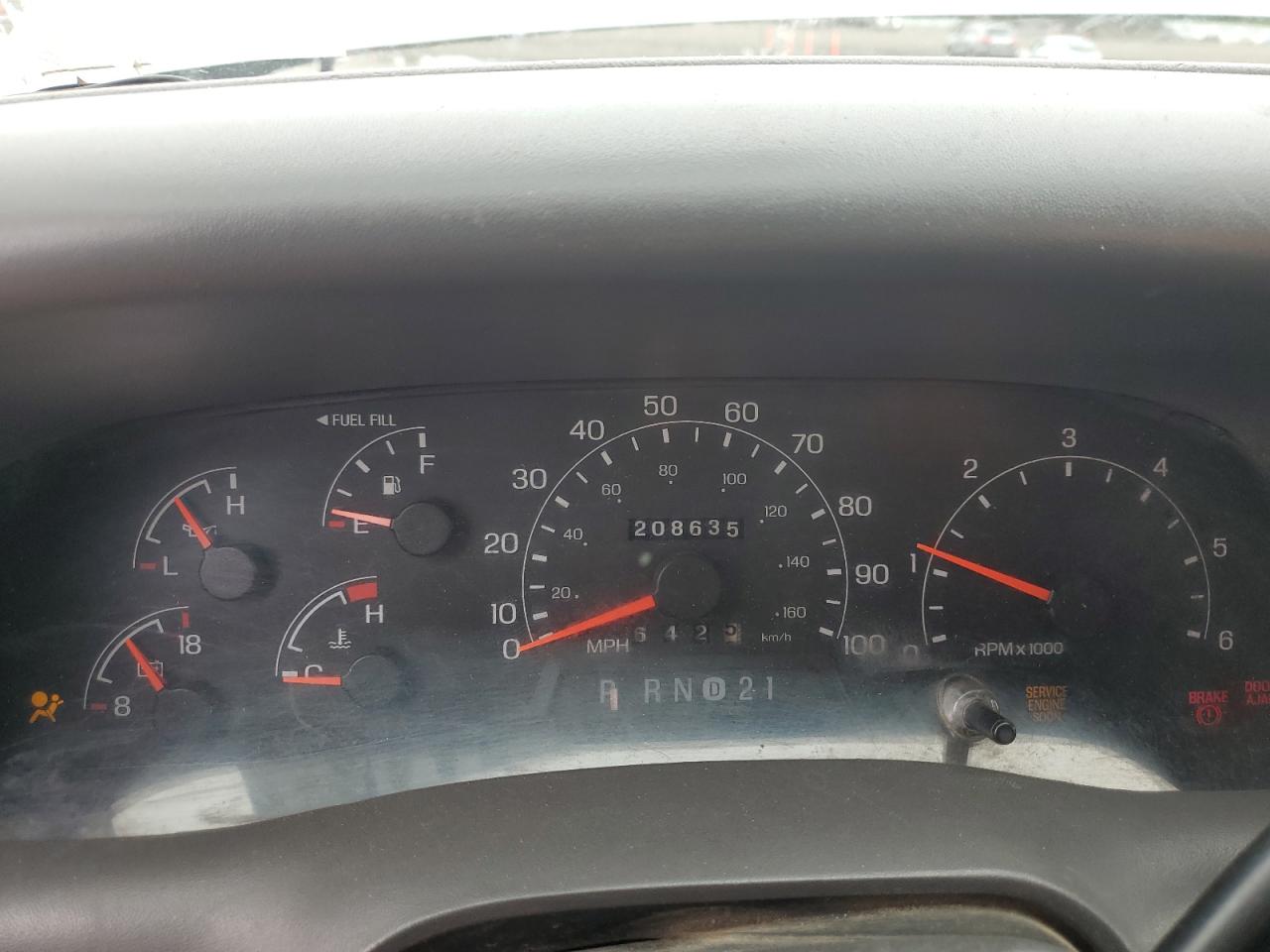 FORD F250 2001 VIN 1FTNX21S21EC94003 фото 9