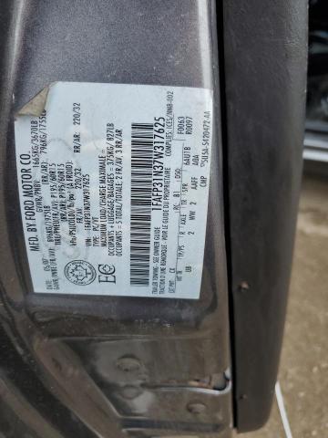 2007 FORD FOCUS ZX3  