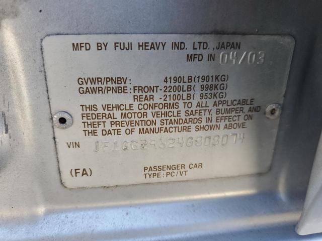 2004 SUBARU IMPREZA WRX  