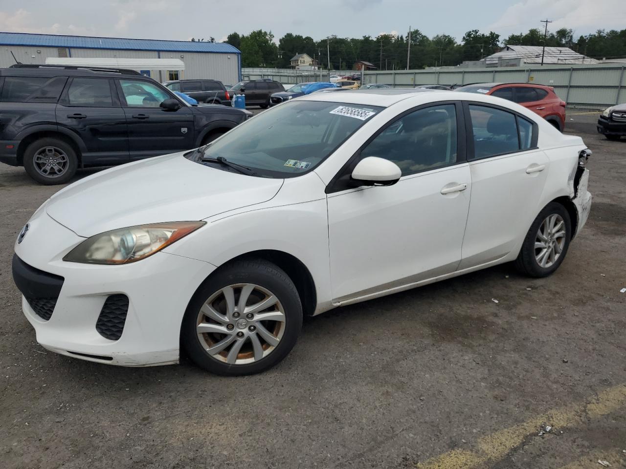 2012 Mazda 3 I VIN: JM1BL1V8XC1639537 Lot: 62658585