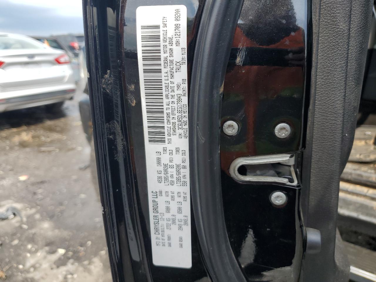 2014 Ram 2500 Slt VIN: 3C6UR5DL6EG179843 Lot: 60058785