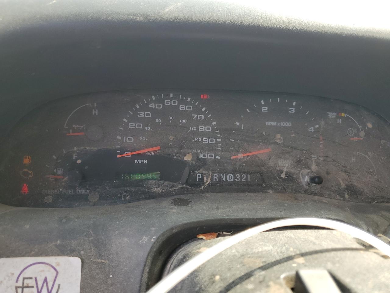 2003 Ford F250 Super Duty VIN: 1FTNX20PX3EC55952 Lot: 57332365