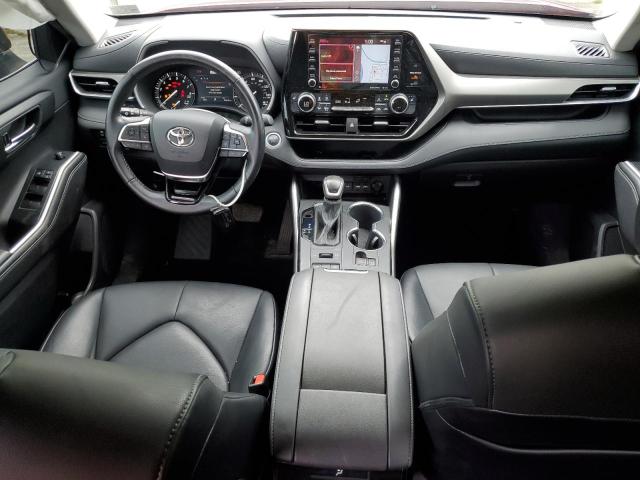  TOYOTA HIGHLANDER 2021 Red