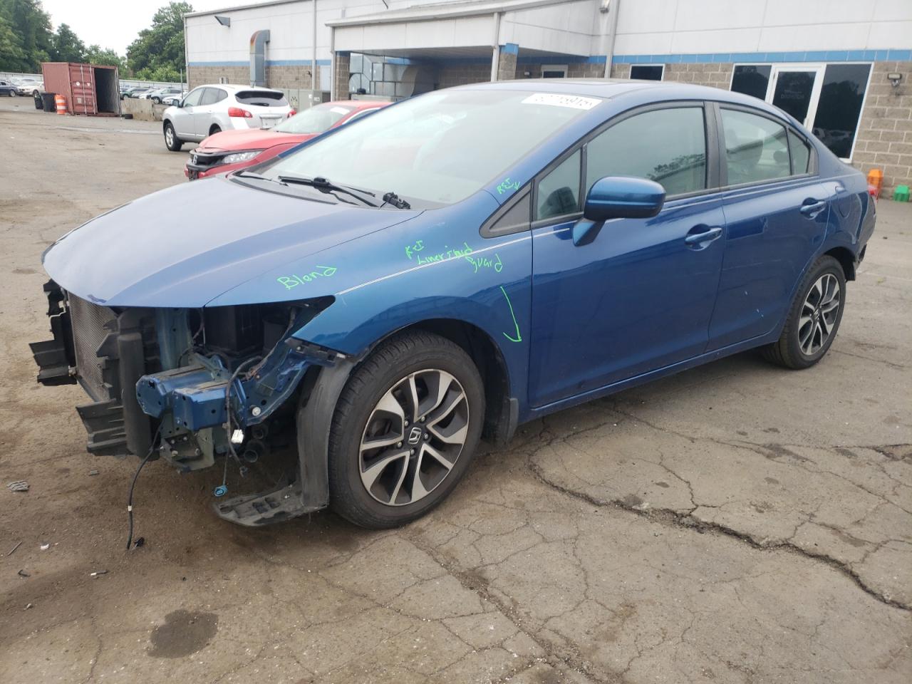 HONDA CIVIC 2014 VIN 19XFB2F86EE084420