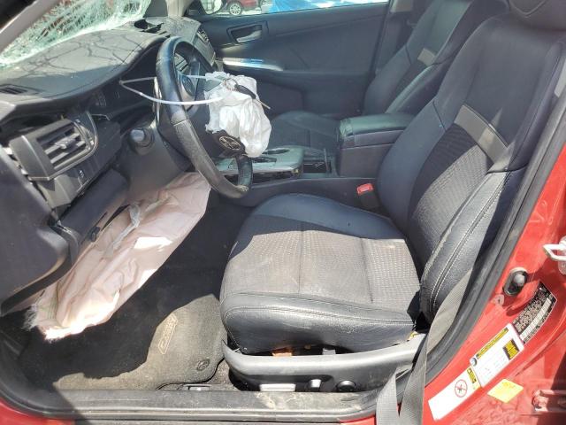  TOYOTA CAMRY 2012 Czerwony