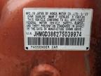 2007 Honda Fit S   იყიდება Ocala-ში, FL - Rear End