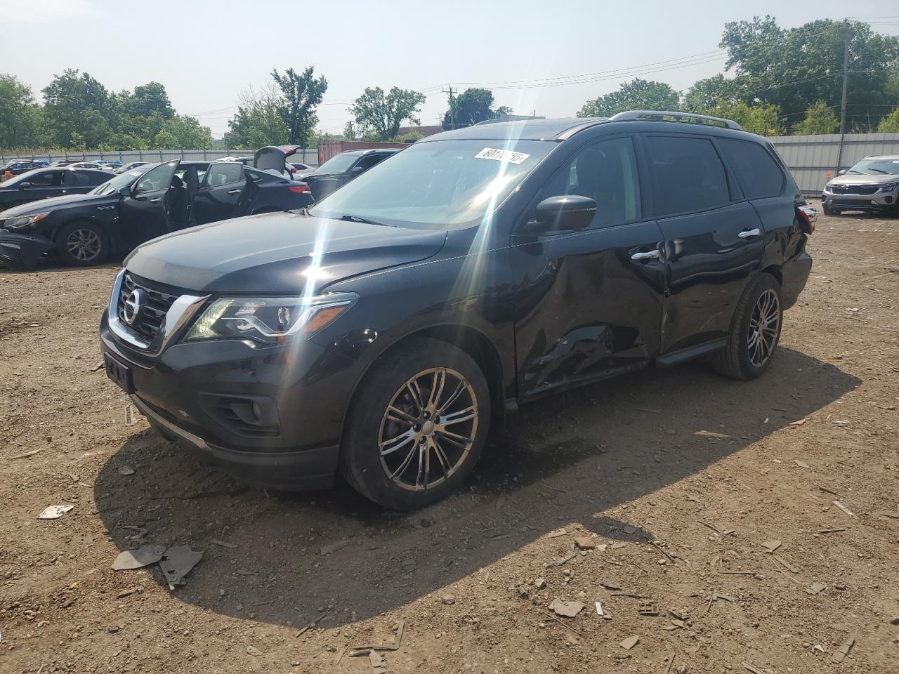 2018 Nissan Pathfinder S იყიდება Chicago Heights-ში, IL - Side