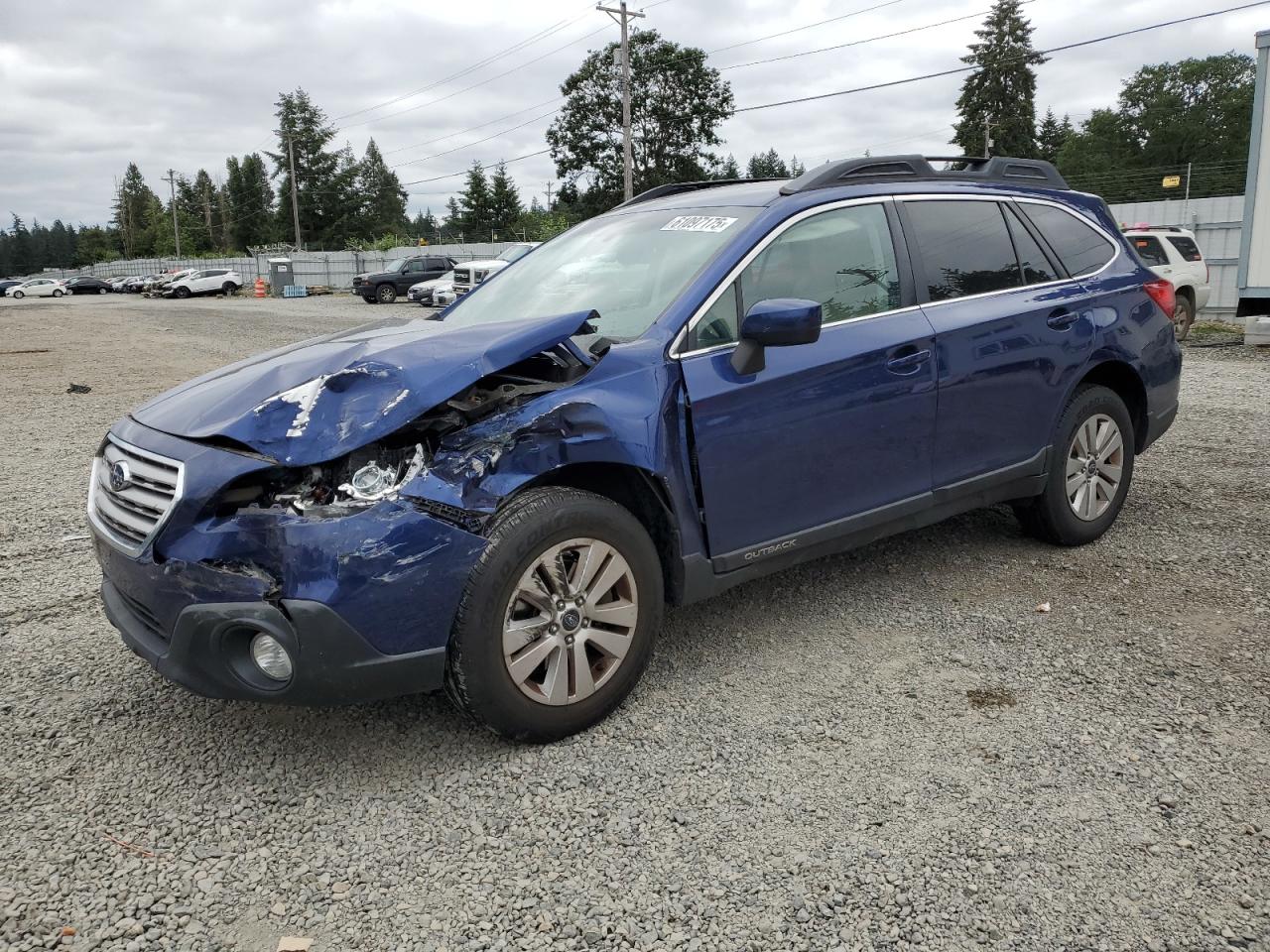 2015 Subaru Outback 2.5I Premium de vânzare în Graham, WA - Front End