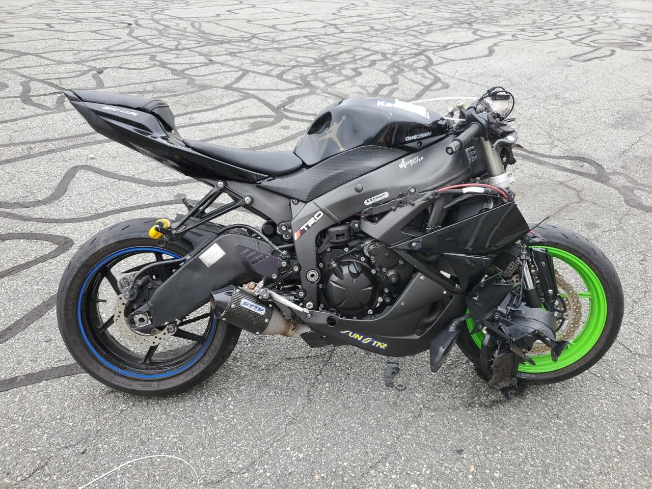 KAWASAKI NINJA 600 2009 VIN JKAZX4R139A009802