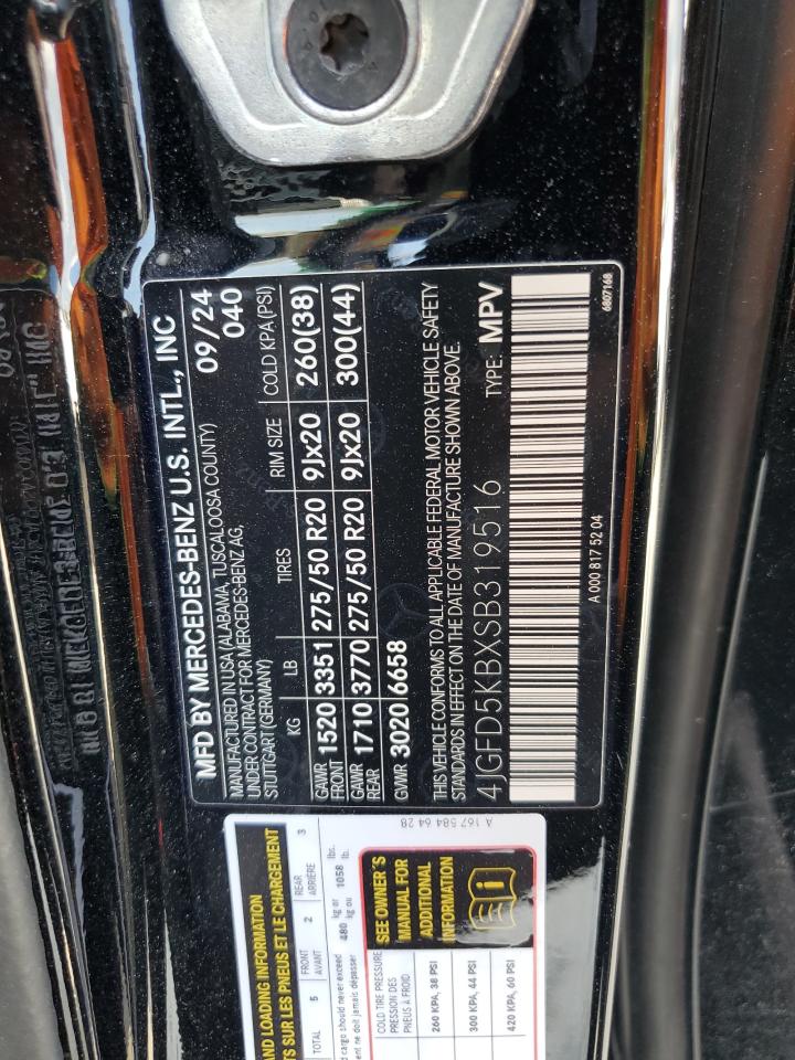 2025 Mercedes-Benz Gle Coupe 450 4Matic VIN: 4JGFD5KBXSB319516 Lot: 59945345